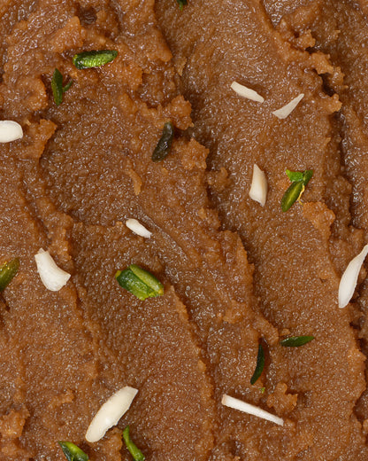 Mamra Almond Halwa (Nolen Gur)